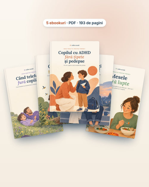 Biblioteca completă Calm Acasă – 5 ebookuri